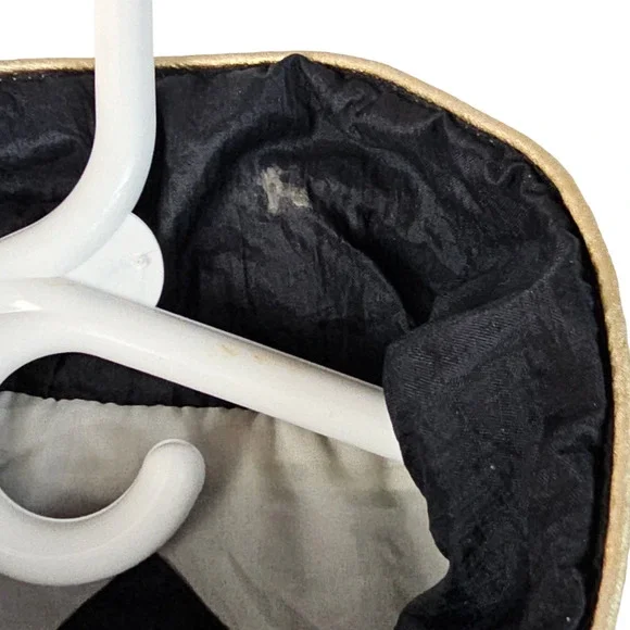 Vintage 80s East West Windbreaker cream silver blue women's Large - Picture 13 of 13